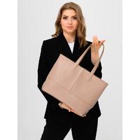 Genuine leather tote bag. TT1011 POWDER