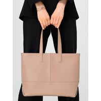 Genuine leather tote bag. TT1011 POWDER