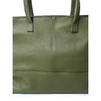 Genuine leather tote bag. TThaki Khaki floater