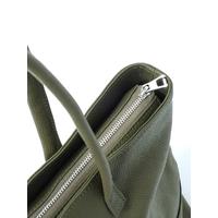 Genuine leather tote bag. TThaki Khaki floater
