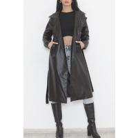 Leather Trench Black - 876.1247.