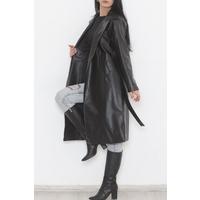 Leather Trench Black - 876.1247.