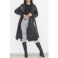 Leather Trench Black - 876.1247.