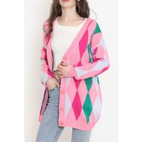 Patterned Cardigan Pinkfuchsia - 9243.291.