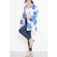 Desenli Kimono Saks - 17725.1247.