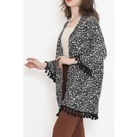 Desenli Kimono Bejsiyah - 2492.555.