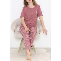 Desenli Pijama Takımı Koyulila4 - 11405.1048.