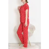 Patterned Pajama Set Red - 10682.1287.