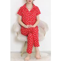 Patterned Pajama Set Red - 10682.1287.