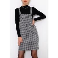 Patterned Salopet Dress Greyblack - 10149.1567.