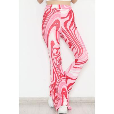 Patterned Leggings Pink - 12129.1179.