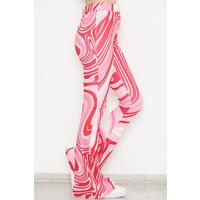 Patterned Leggings Pink - 12129.1179.