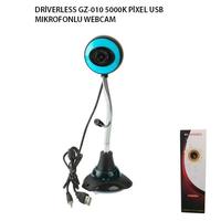 DRİVERLESS GZ-010 5000K PİXEL USB MIKROFONLU WEBCAM