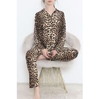 Buttoned Suede Suit Leopard2 - 450.1287.