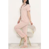 Buttoned Pajama Set Beige - 707.1287.