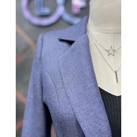 Buttoned Stash Suit Gray