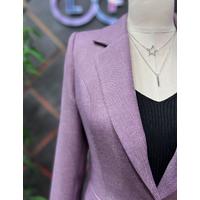 Buttoned Stash Suit Lilac