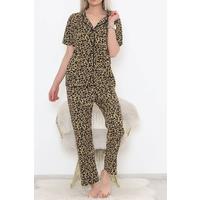 Buttoned Pajama Set Leopard - 11449.102.