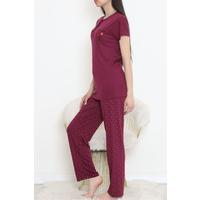 Düğmeli Pijama Takımı Koyumürdüm - 704.1287.