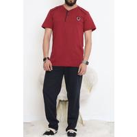 Buttoned Men's Pajama Set Bordolaci - 17370.1048.