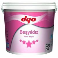 Dyo Beşyıldız төбе бояуы 17,5 кг ақ