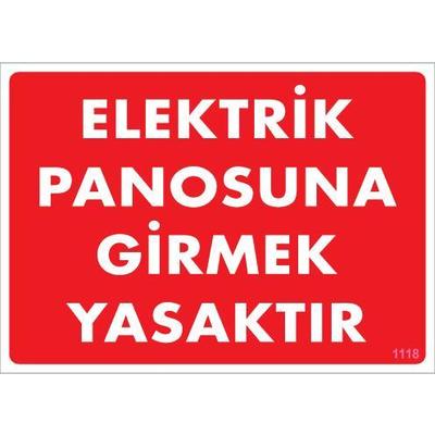 Elektrik Panosu Levhası 25x35 KOD:1118