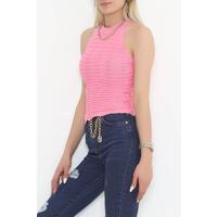 Pink Skirt Wavy Tank Top - 905.1019.