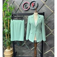 Skirted Atlas Suit Mint Green