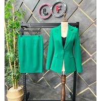 Skirted Atlas Suit Green