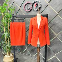 Skirted Atlas Suit Orange