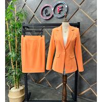 Skirted Atlas Suit Orange