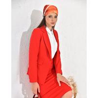 Skirted Atlas Suit Red