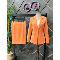 Skirted Atlas Suit Orange