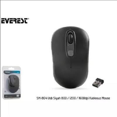Everest SM-804 Siyah Kablosuz Mouse Siyah 800/1200/1600dpi