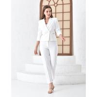 Fakir Sleeve 2 Button Suit White