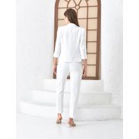 Fakir Sleeve 2 Button Suit White