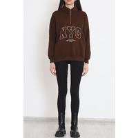 Zippered 3 Thread Sweat Brown - 897.1247.