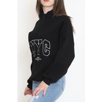 Zippered 3 Thread Sweat Black - 897.1247.