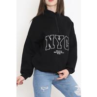 Zippered 3 Thread Sweat Black - 897.1247.