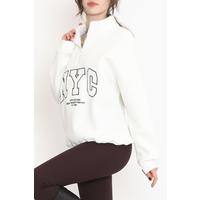 Zippered 3 Thread Sweat White - 897.1247.