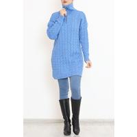 Zippered Knitwear Blue - 394.1577.