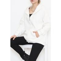 Zippered Sweat White - 338.1247.