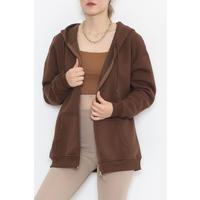 Zipper Sweat Brown - 338.1247.