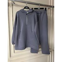 Zippered Double Set Grey