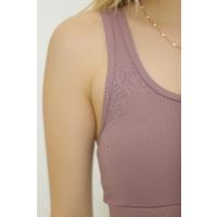 Ribbed Bustier Dried Rose - 9034.125.