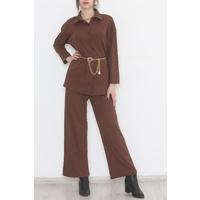 Corduroy Shirt Set Brown - 12537.1383.