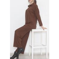 Corduroy Shirt Set Brown - 12537.1383.