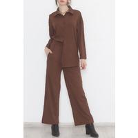 Corduroy Shirt Set Brown - 12537.1383.