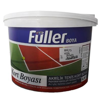 Füller Tenis Kort Boyası Yeşil 2,5 Litre