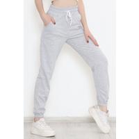 Wide Belt Sweatpants Gray - 330414.1608.